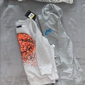 LOT of 2 NIKE Youth Sweatshirts